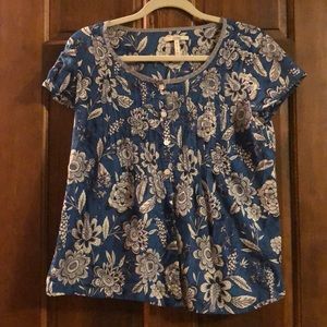Floral print top
